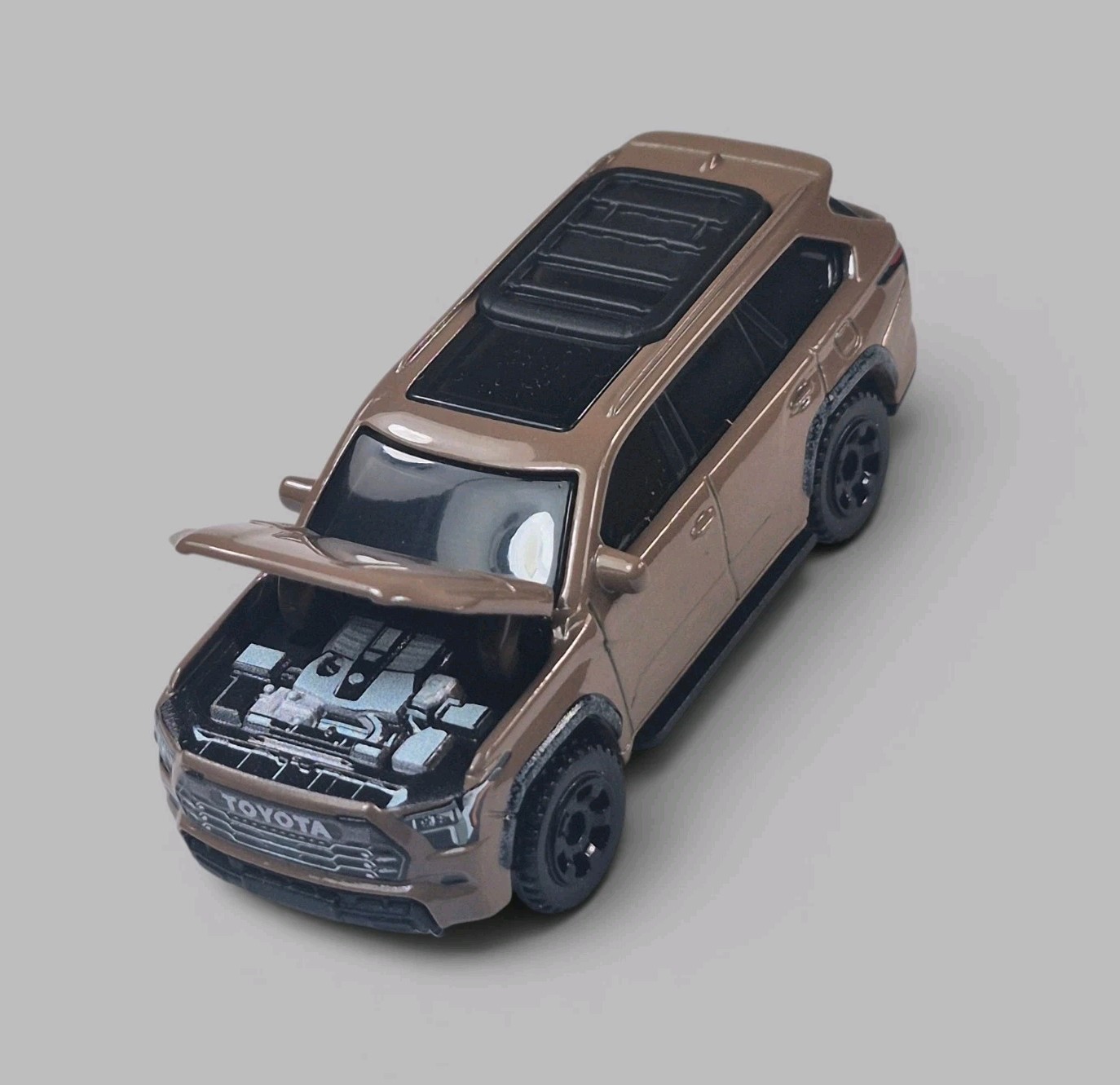 2024 TOYOTA SEQUOIA TRD PRO Diorama Collectible DieCast Model 1:64 Brown LOOSE