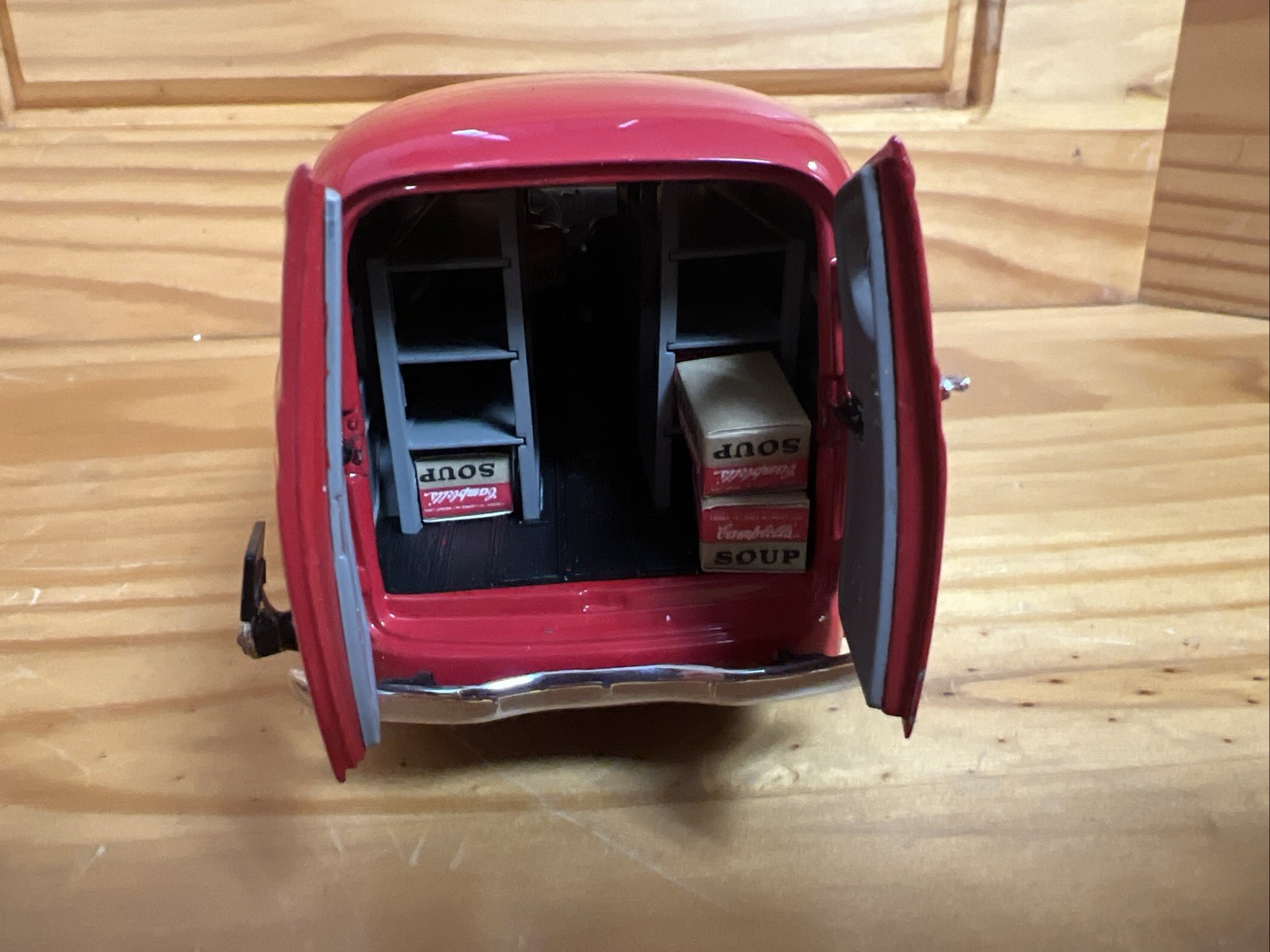 1940’s Campbells Soup Delivery Truck Panel Red Danbury Mint Diecast Replica 1:24