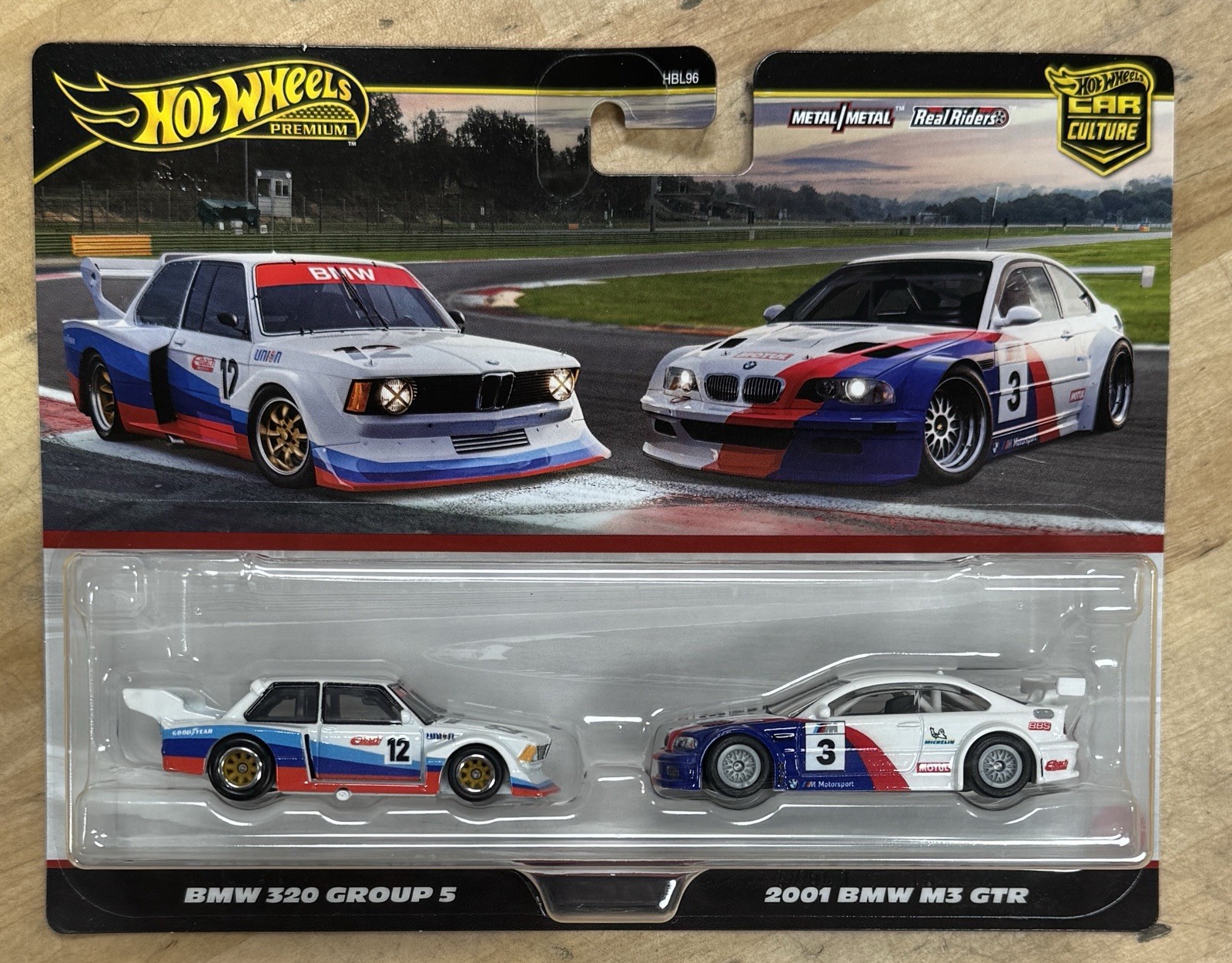 2025 Hot Wheels Premium Car Culture 2 Pack BMW 320 Group 5 & 2001 BMW M3 GTR