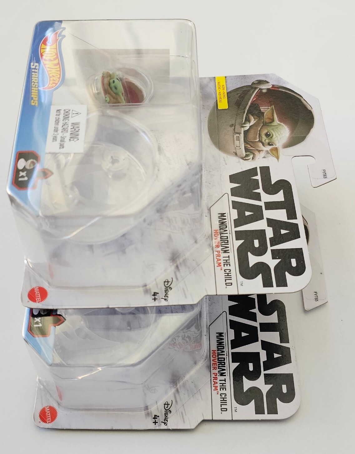 New lot of 2 Hot Wheels Star Wars Starships Hover Pram Diecast Cars