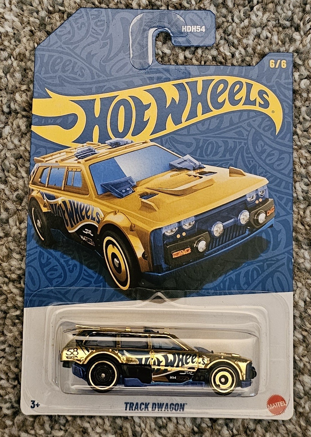 2026 Hot Wheels 58th Anniversary Blue & Gold Track Dwagon CHASE