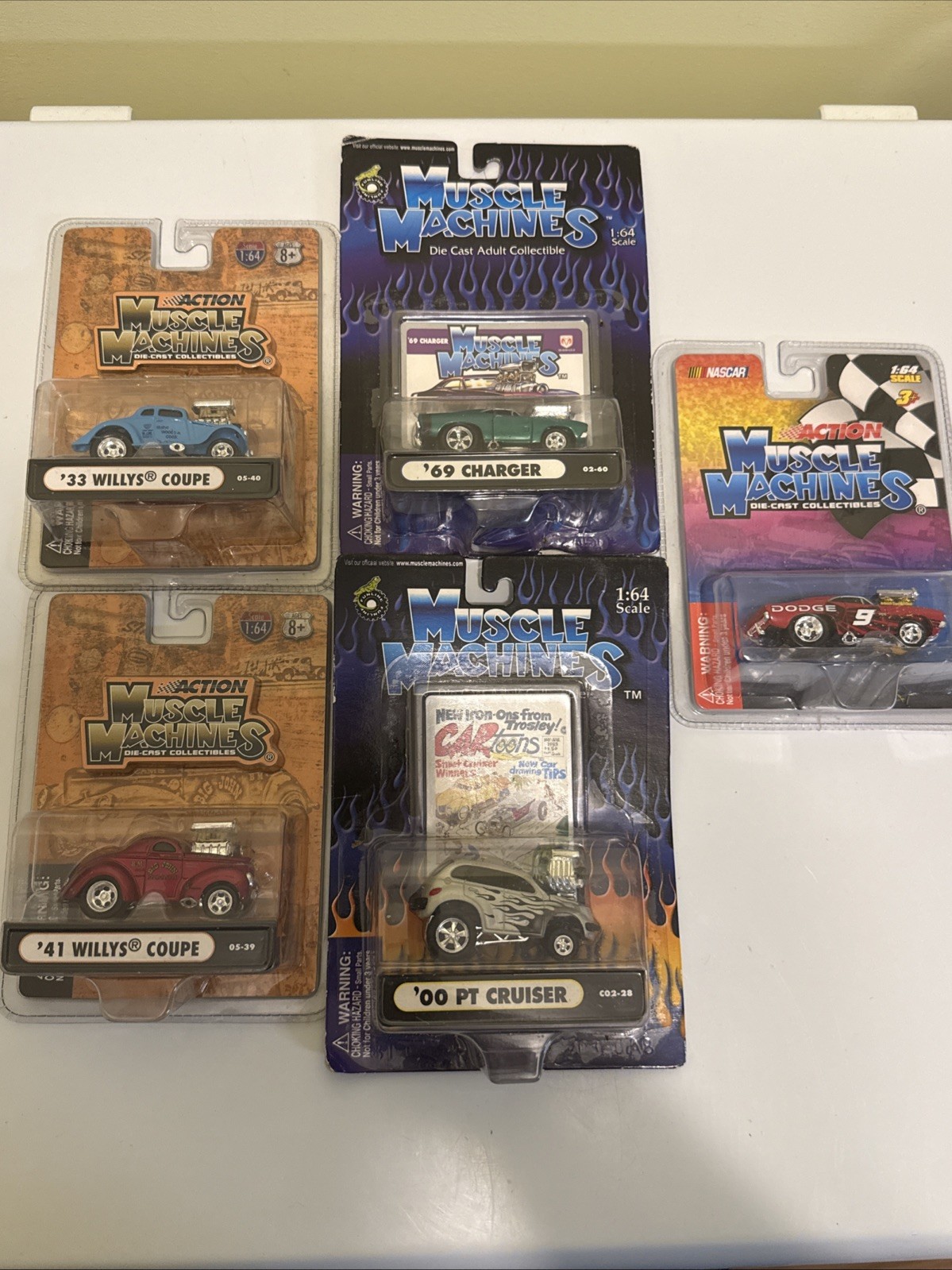 5 Muscle Machines In Packaging. Brand New. See Description For Details.