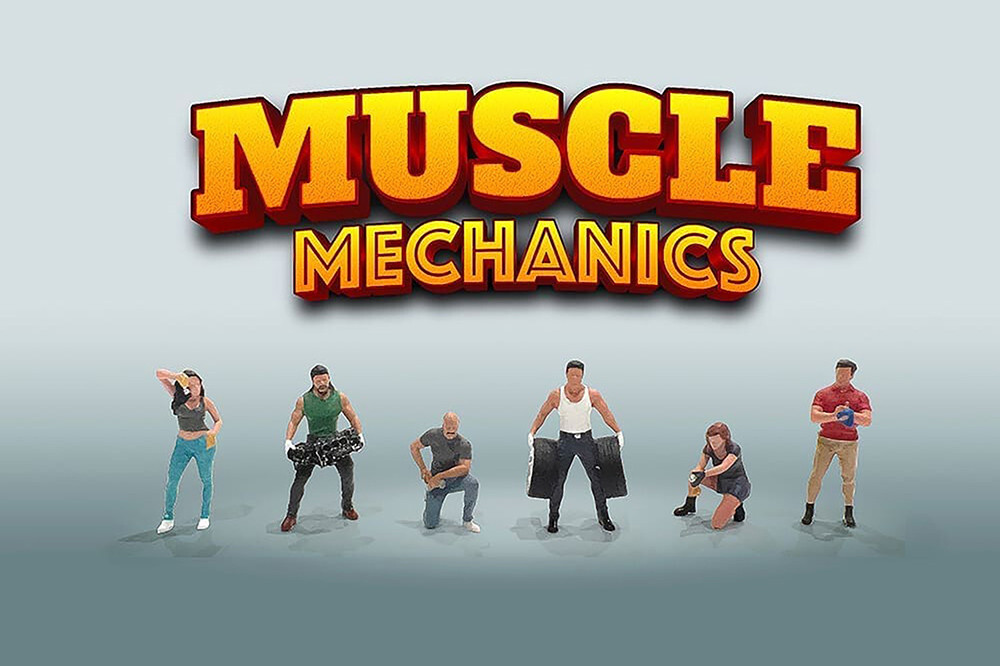 Muscle Mechanics MIJO 1:64 6 Figures American Diorama 2417MJ