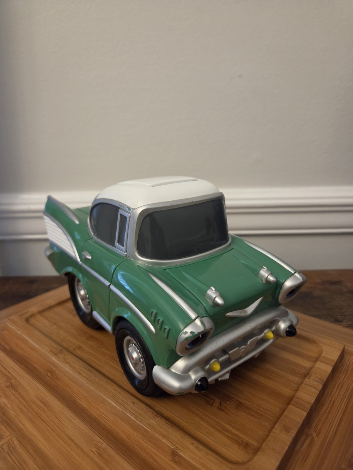 2001 ERTL Little Muscle 1957 CHEVROLET BEL AIRE Push n Roll green STEADIE car