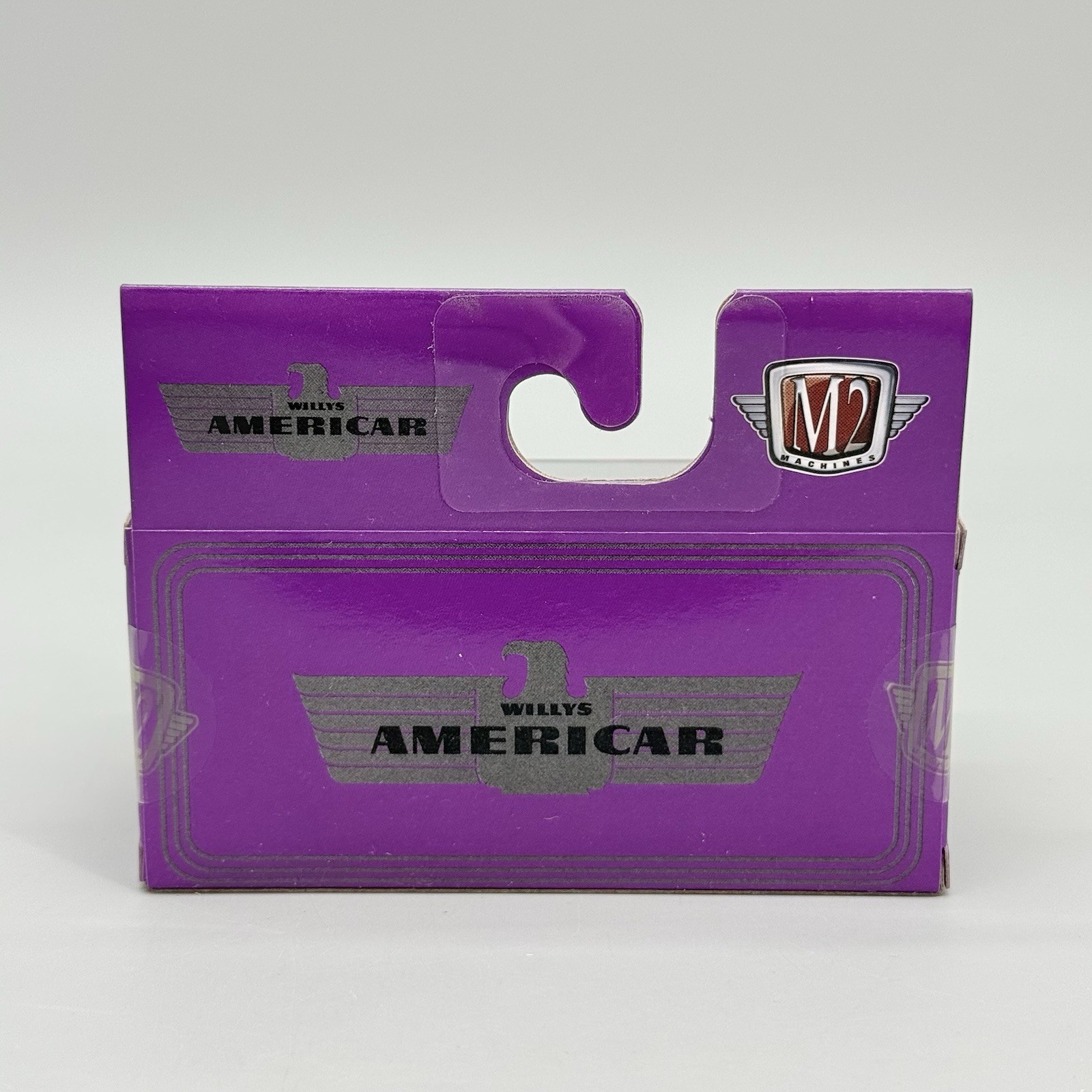 2023 M2 Machines 1941 Willys Coupe Detroit Muscle Purple R67 1:64 Diecast Car