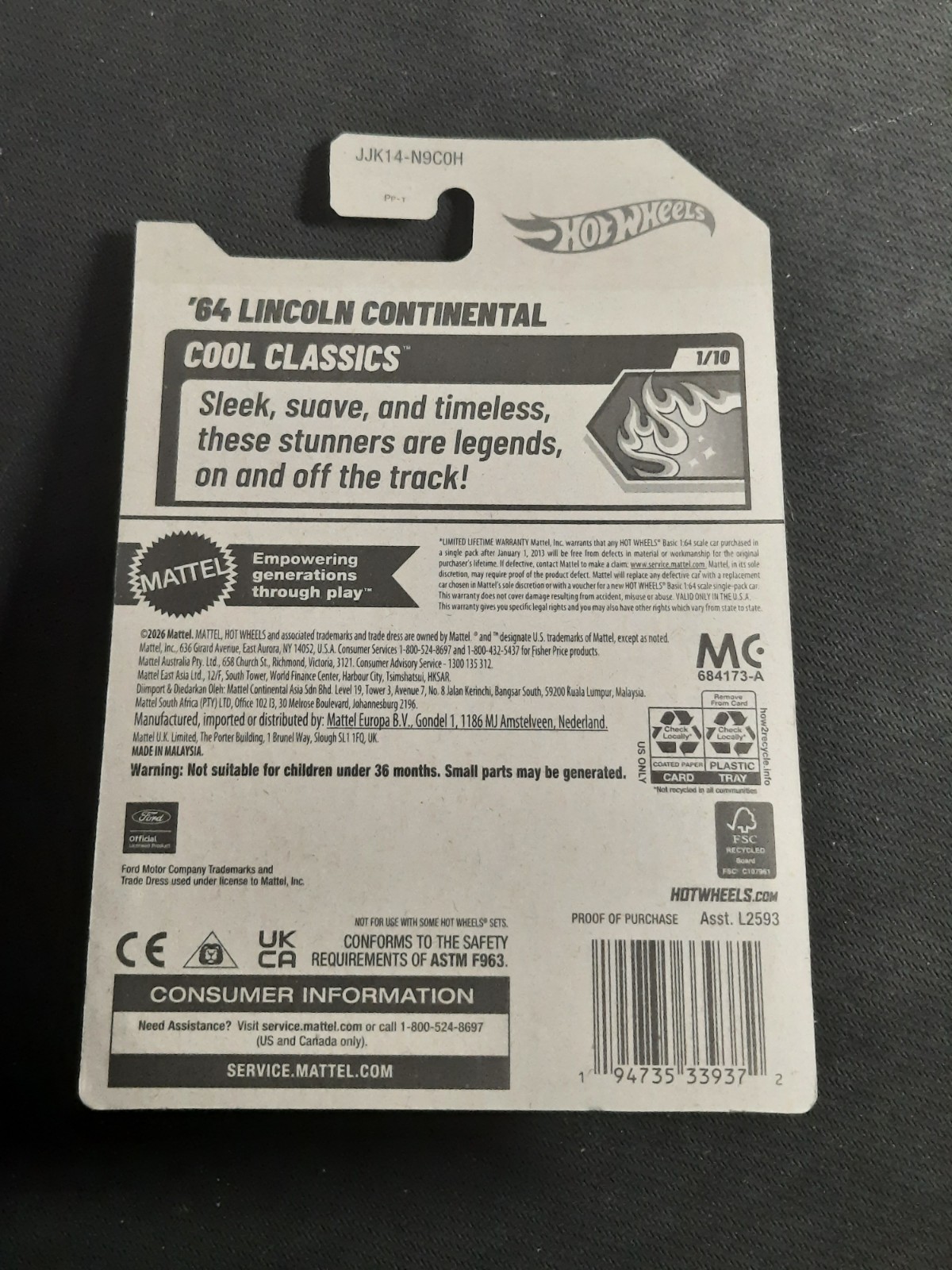 2026 Hot Wheels 64 Lincoln Continental