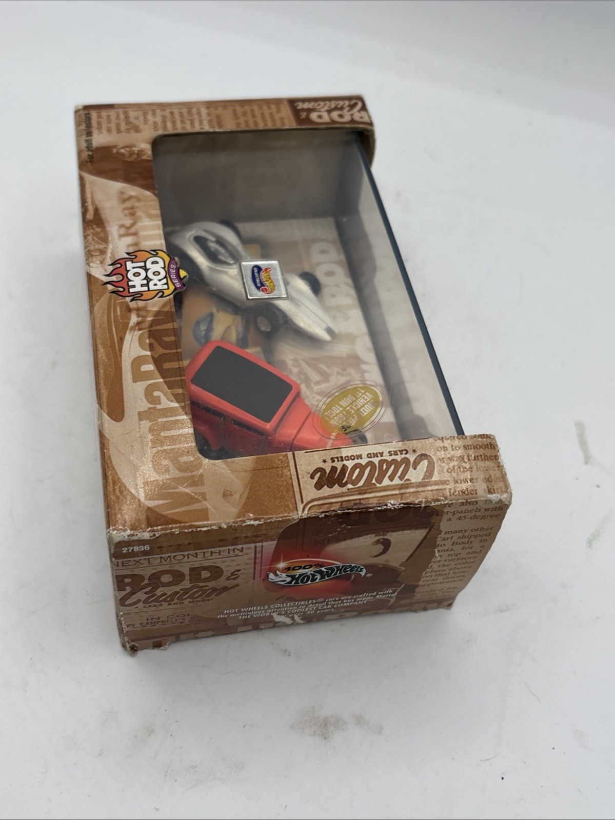 Hot Wheels 2-Car Set Rod & Custom Magazine Hot Rod Series #6 Diecast 1:64 DC1