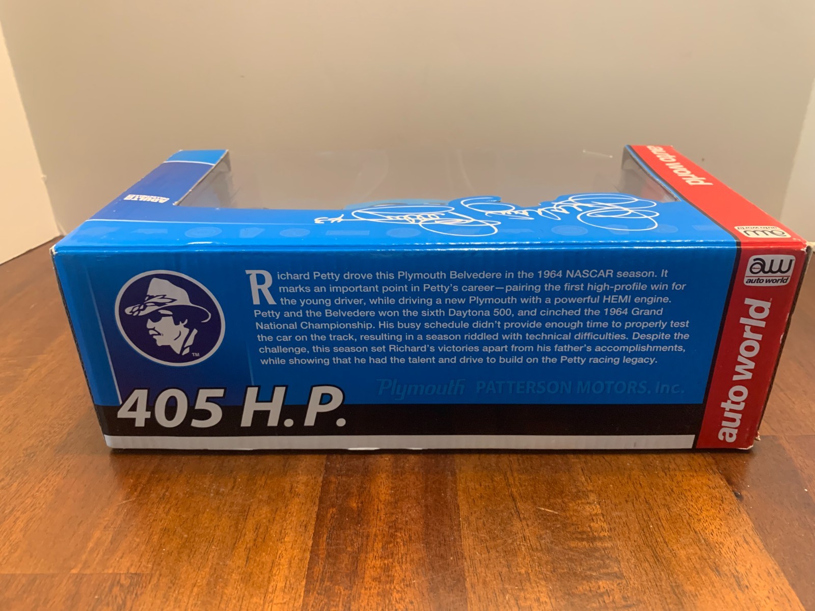 NASCAR -RICHARD PETTY # 43 1964 PLYMOUTH BELVEDERE 405 H.P. Autoworld