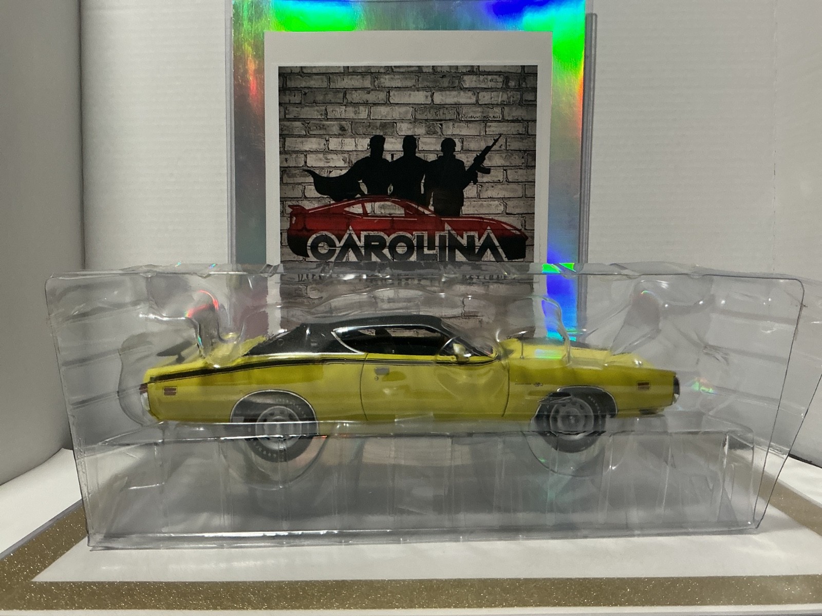 1:18 MATCO TOOLS 1971 DODGE SUPER BEE YELLOW ON BLACK