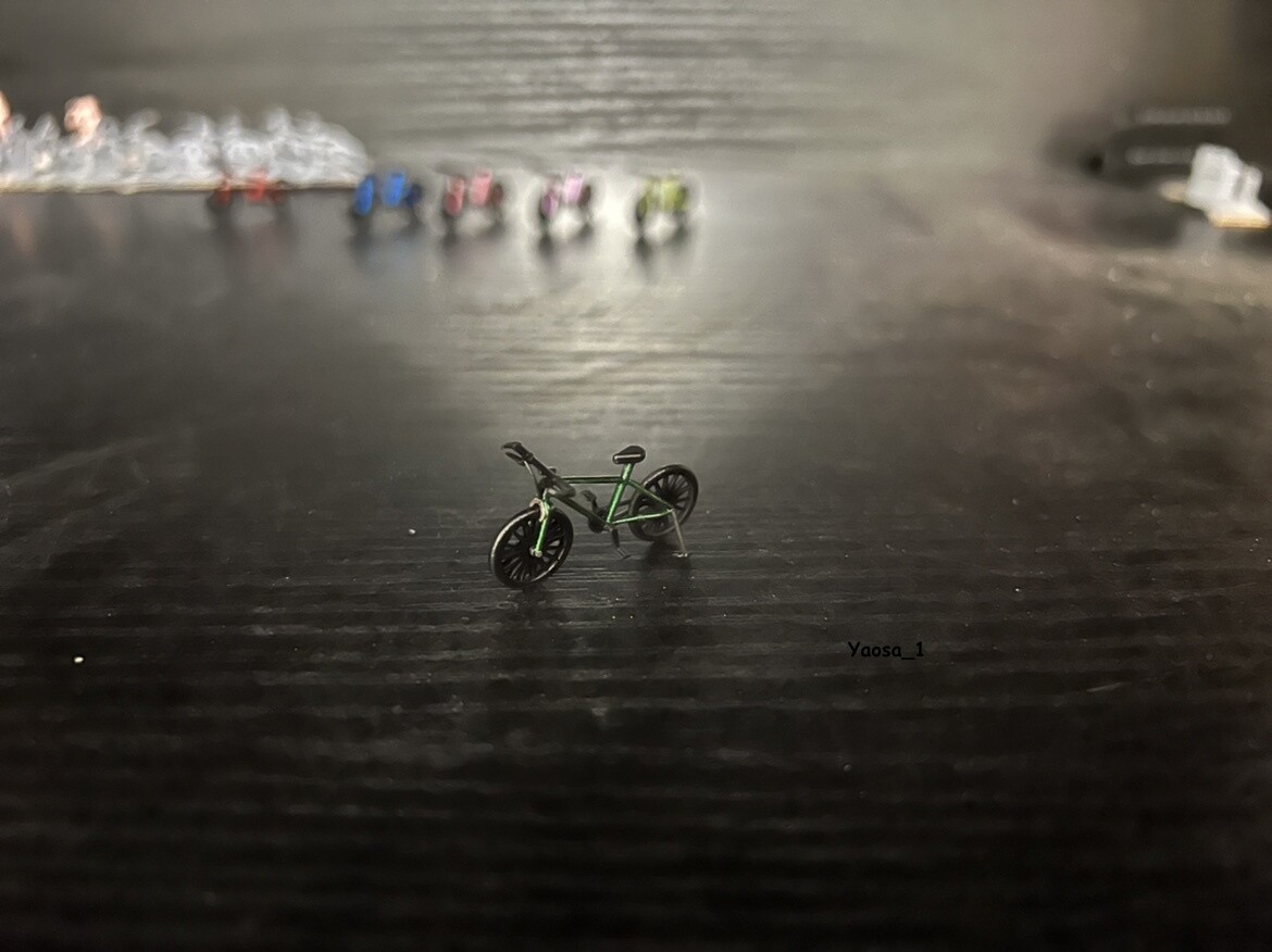 1/64 Scale Mini Bike Model DIY Garage Scene Accessories 3D printing Hand Painted