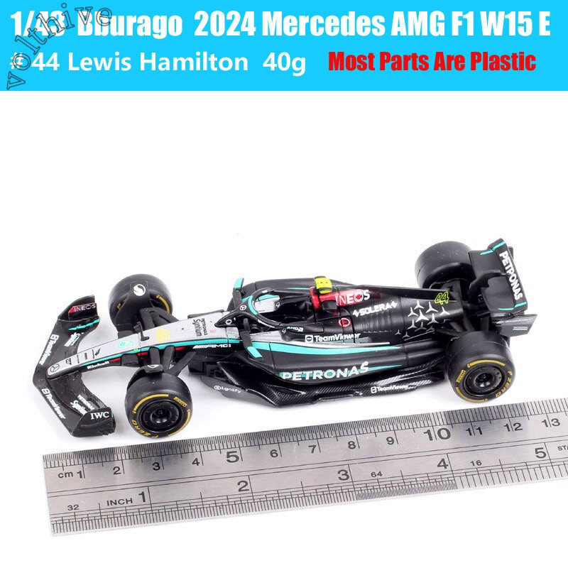 Bburago 1:43 Mercedes AMG W07 W10 W14 W15 #44 Lewis Hamilton F1 Collect Model