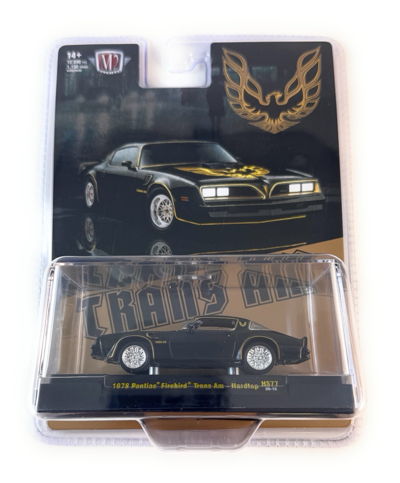 M2 Machines 1:64 1978 Pontiac Trans Am Firebird Special Edition Black HS77-P2
