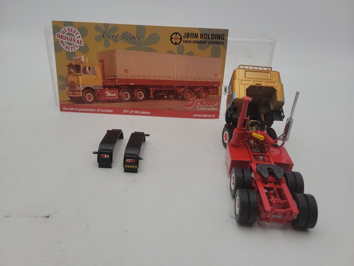 Tekno 71566 1:50 Diecast Mack F700 (6 x 4) Tractor Unit “Dan-Orient Express” EX