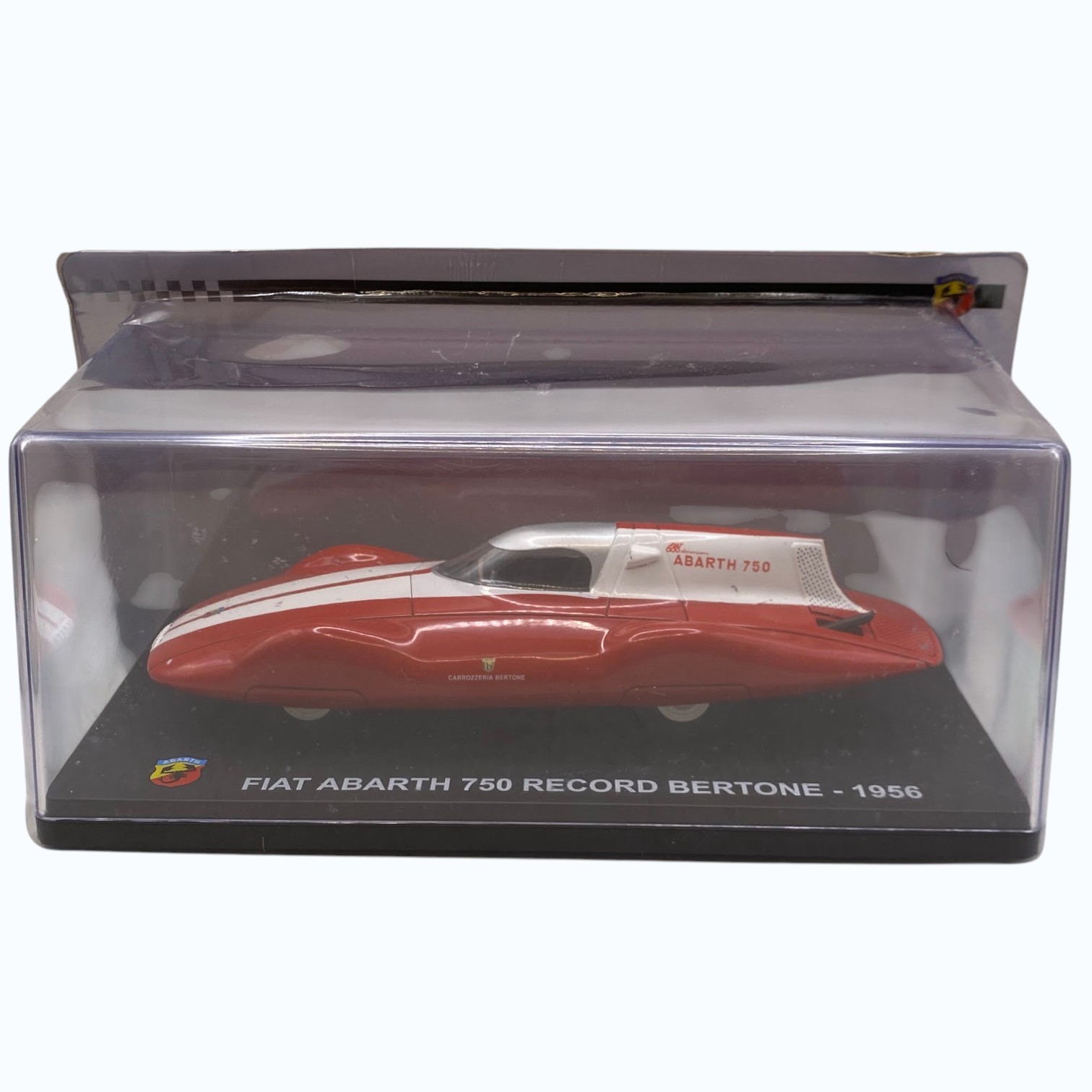 1:24 Fiat Abarth 750 Record Bertone 1956 Ixo Hachette Diecast modelcar
