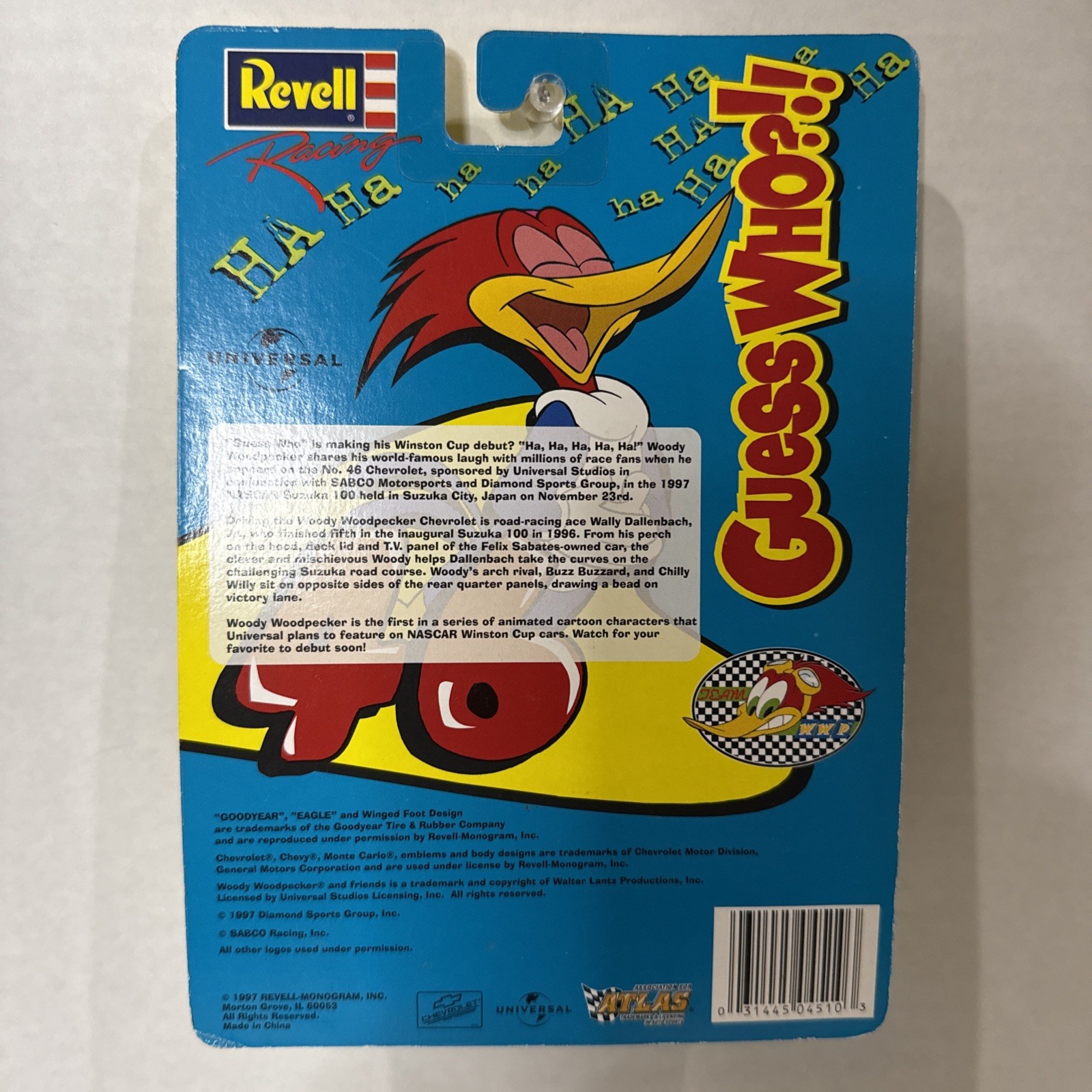 Revell Racing Woody Woodpecker Wally Dallenbach Diecast 1:64 scale #46