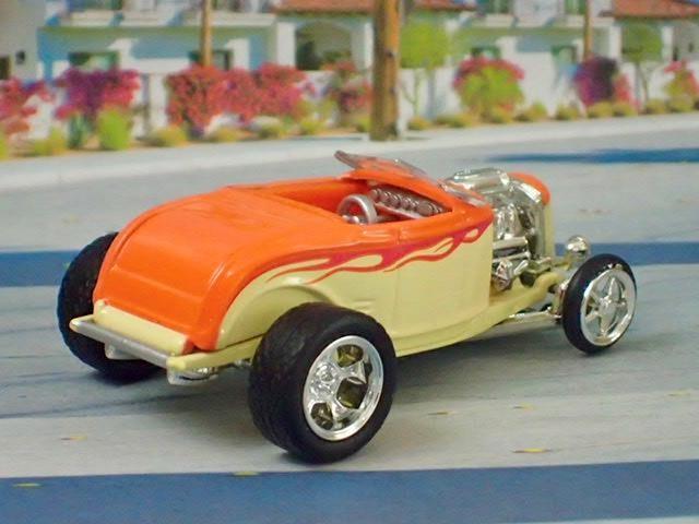 1932 Ford Roadster Hi-Boy Supercharged Flathead V8 Street Rod 1/64 Scale Ltd B