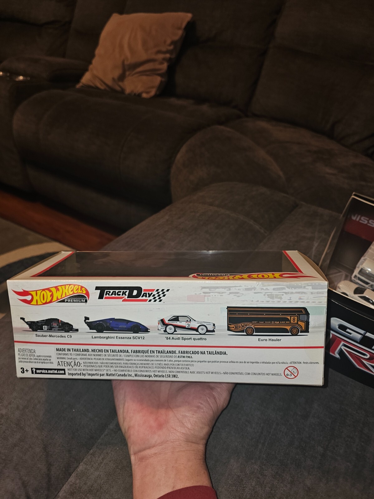 Hot Wheels Box Set Track Day w/’84 Audi Sport Quatro & Sauber-Mercedes C9 w/RR