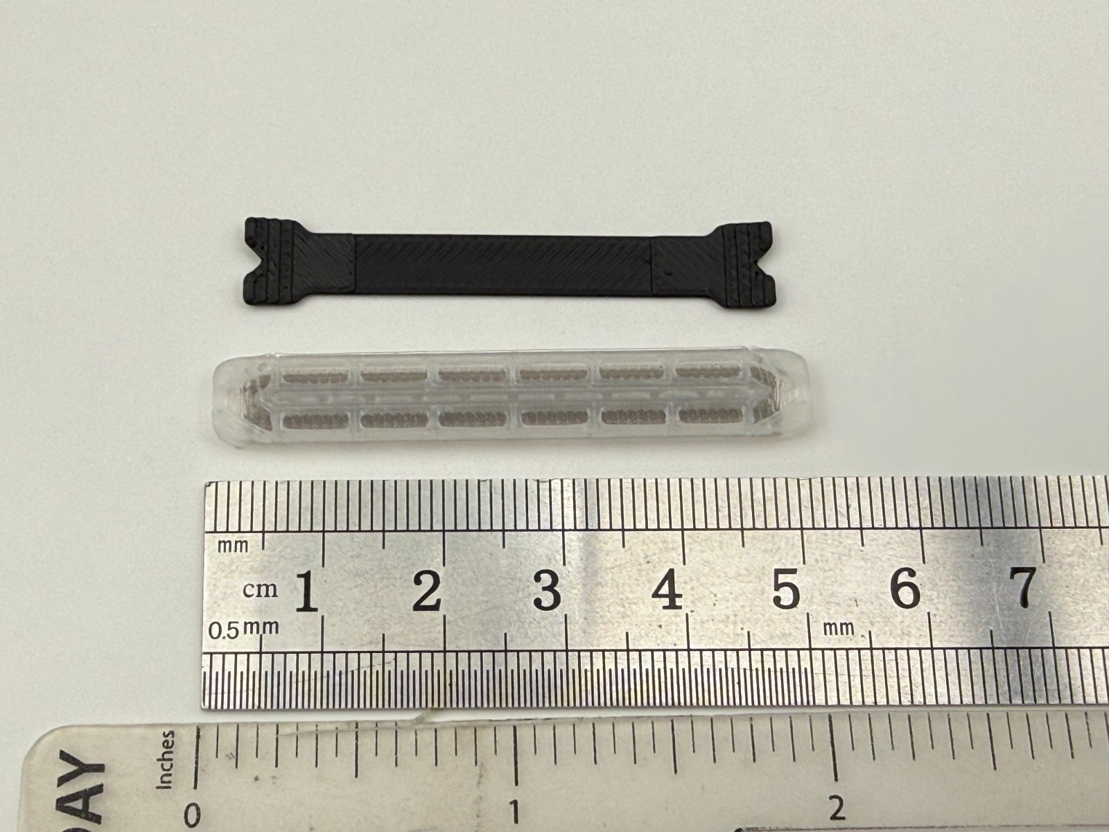 1/24 1/25 LED Compatible Clear Narrow Lightbar Police Fire Emergency
