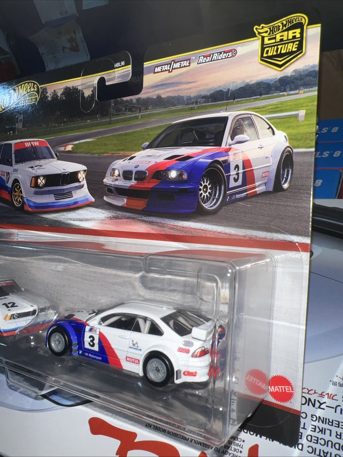 2025 hot wheels premium car culture bmw 320 group 5 & 2001 bmw m3 gtr – 2 pack