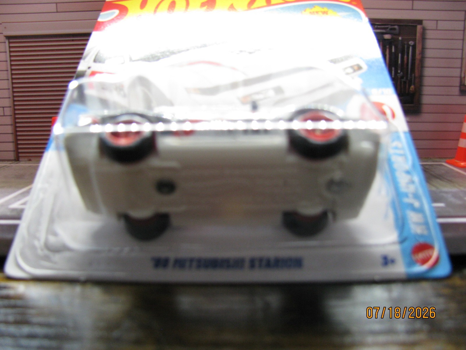 2026 Hot Wheels White ’88 Mitsubishi Starion New Model, w/Real Riders Wheel Swap
