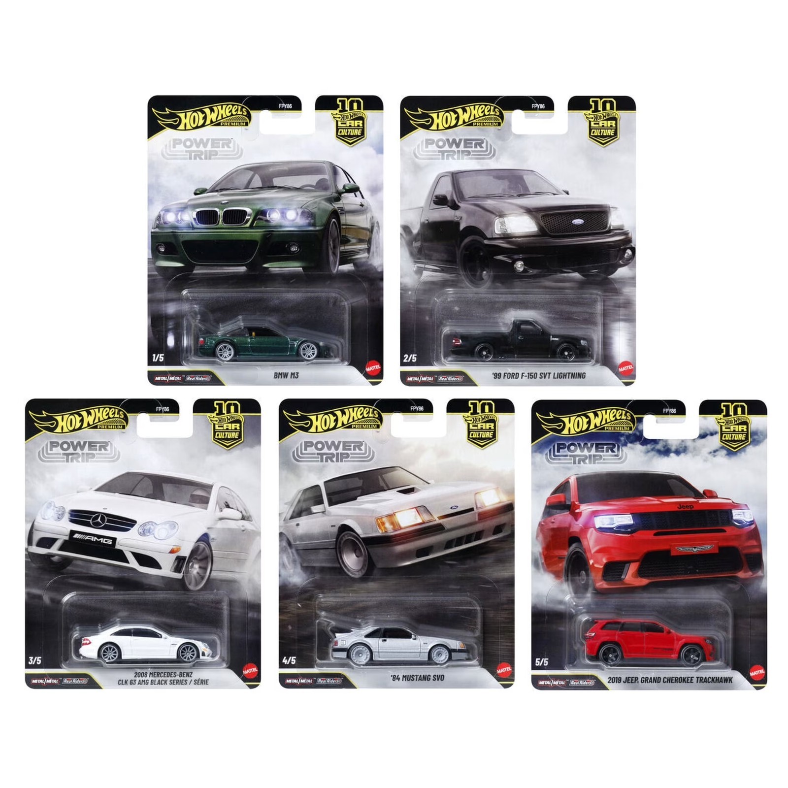 2026 Hot Wheels Car Culture “Power Trip” R Case FPY86-961R Factory Sealed Case
