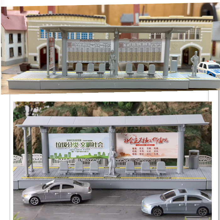 Garage + Xcar Toys DIORAMA ACCESSORIES IN 1:64 SCALE NEW !