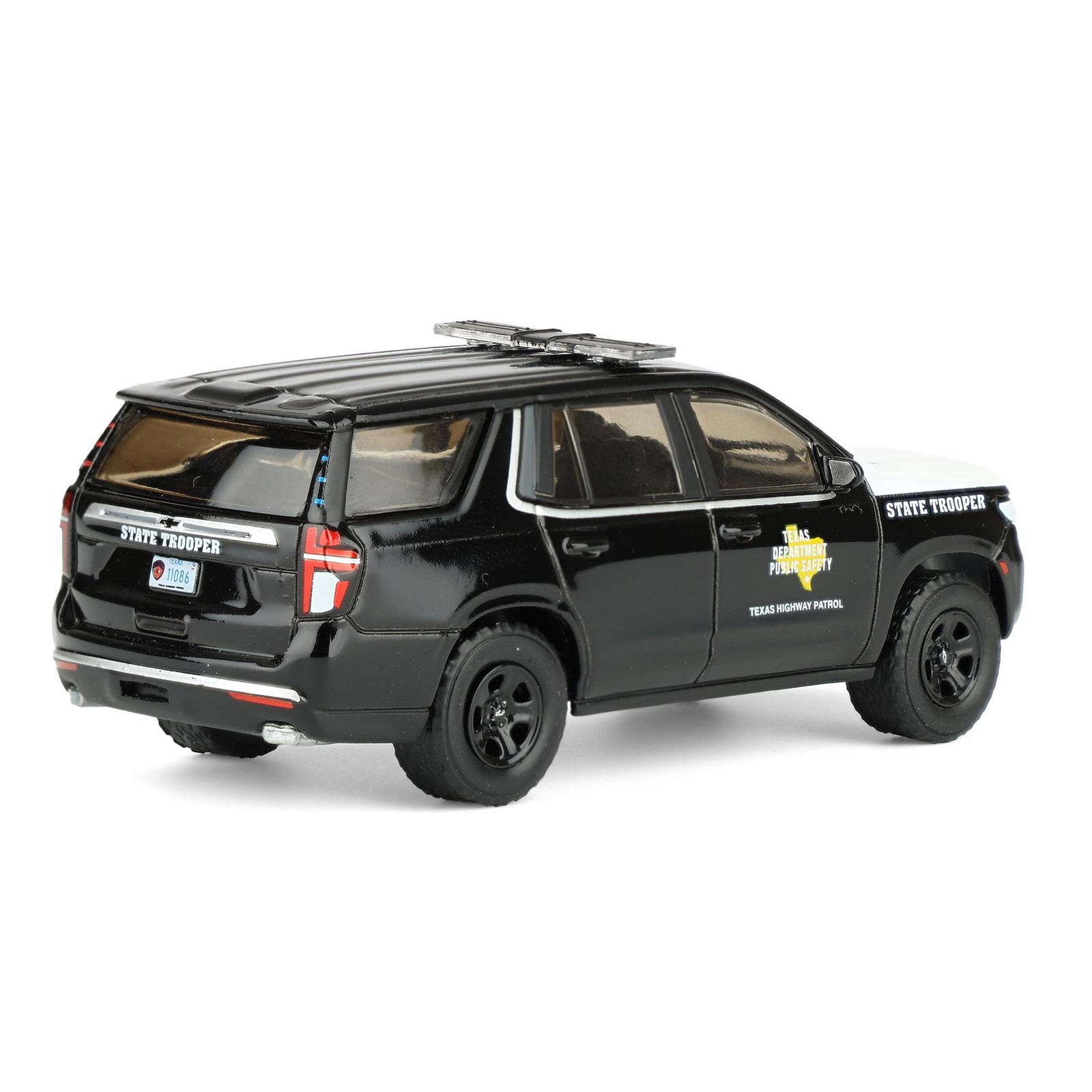 GL 1/64 2024 Chevrolet Tahoe Police Pursuit Vehicle Texas Highway Patrol 30540