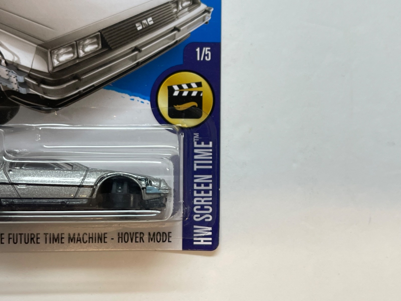 2016 HOT WHEELS HW SCREEN TIME BACK TO THE FUTURE TIME MACHINE-HOVER MODE #1/5