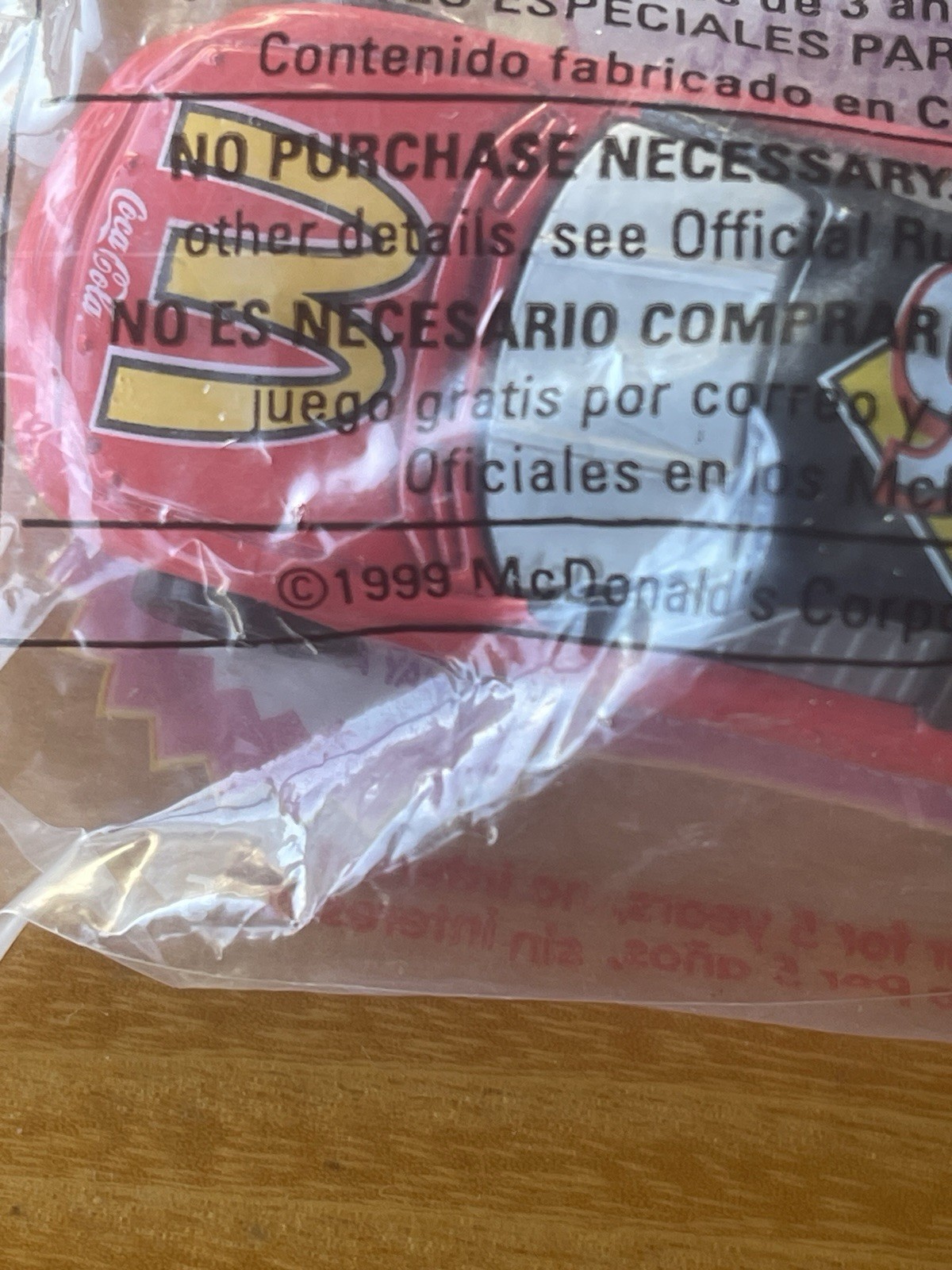 McDonald’s 1999 Happy Meal Toy HOT WHEELS #3 Current McDonald’s Nascar NEW