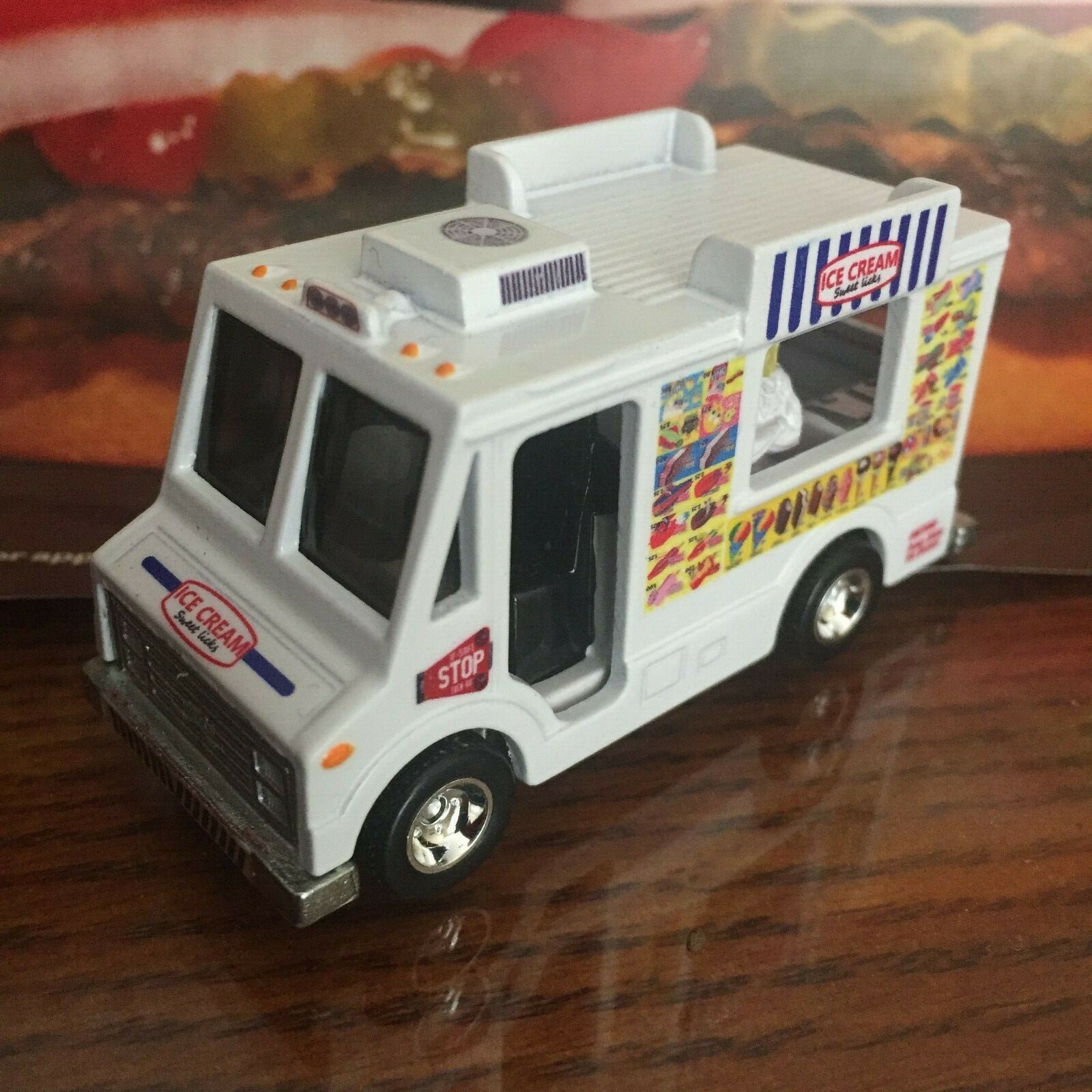 Clear 1:64 Waterslide Decal for Ice Cream Truck Quick Bite Sweet Licks