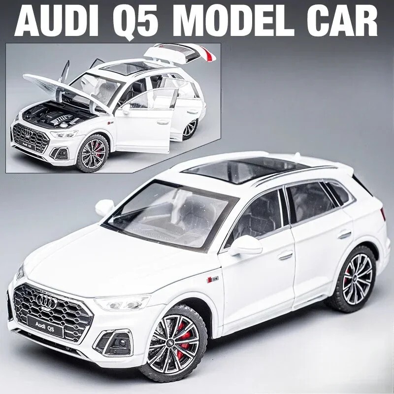 1:24 AUDI Q5 SUV Alloy Car Model Diecast & Toy Vehicle Metal Childrens Gift Kids