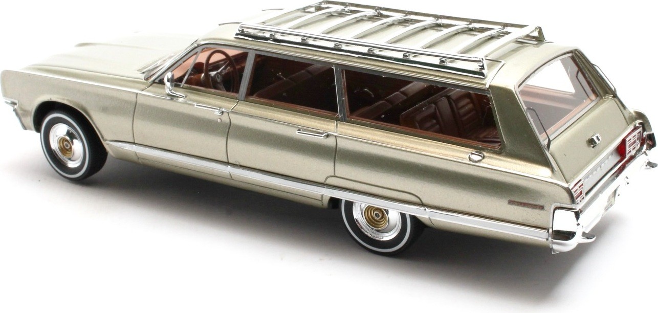 1966 Chrysler Town & Country Haze Green Poly in 1:43 scale by Matrix