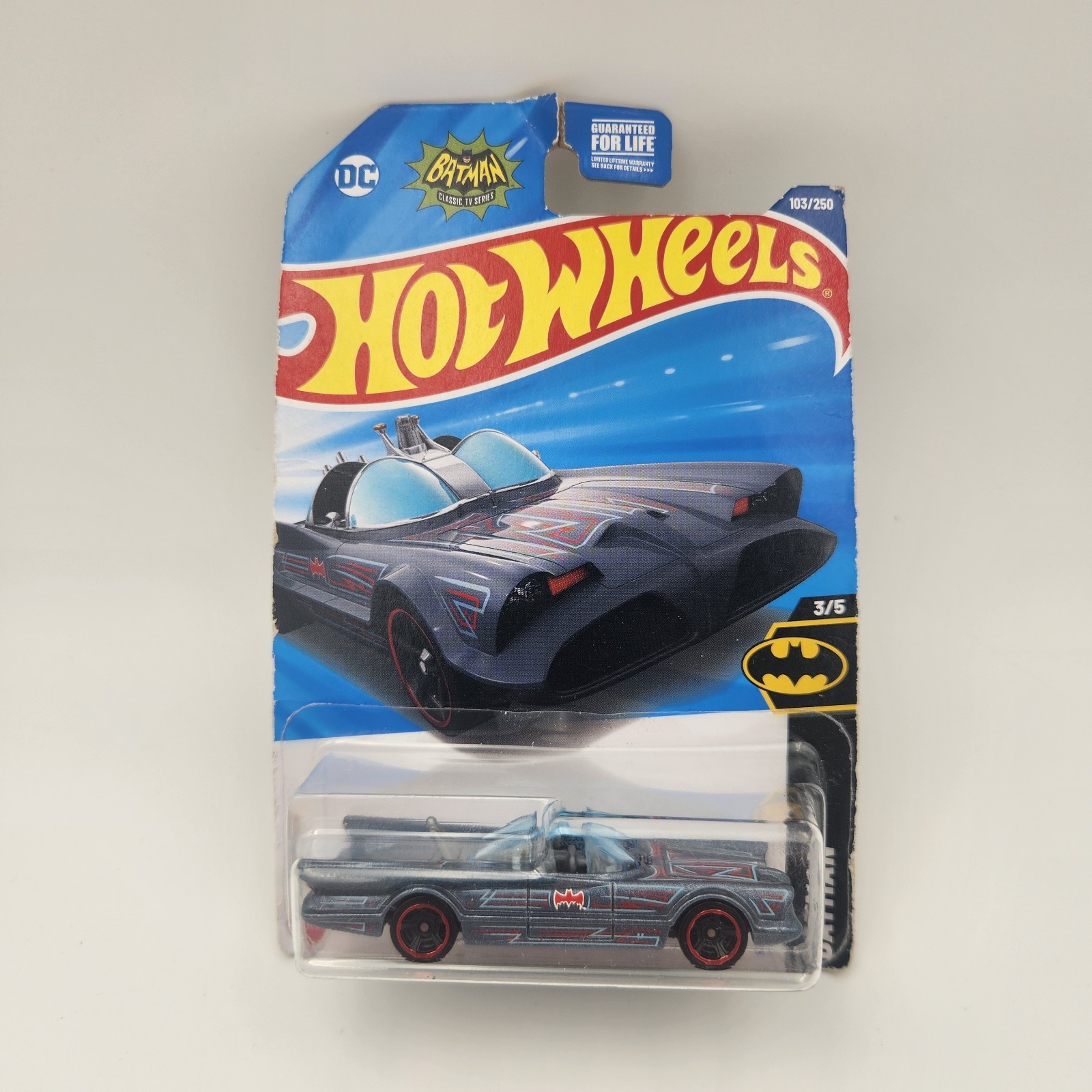 Hot Wheels Classic TV Series Batmobile 2025 HW Batman Series 3/5 Gray NEW