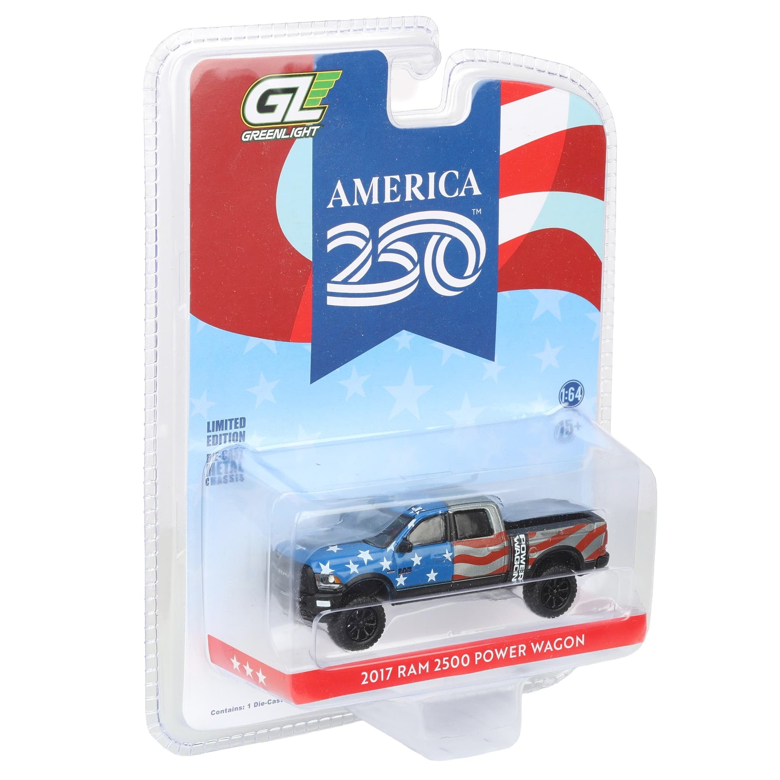 Raw Chase – 1/64 2017 Ram 2500 Power Wagon USA 250, 28180-B