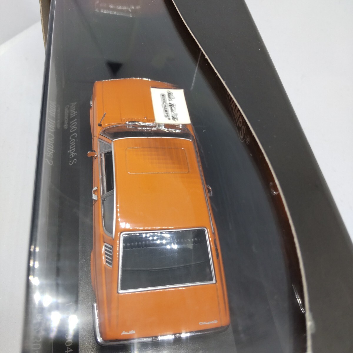 Minichamps 1/43 scale diecast car Audi 100 coupe S Orange 1969~1975 minichamps