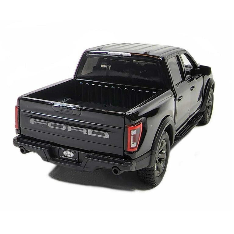 5436) Kinsmart 2022 Ford F-150 Raptor 1:46 Diecast Truck 5 inch BLACK color.