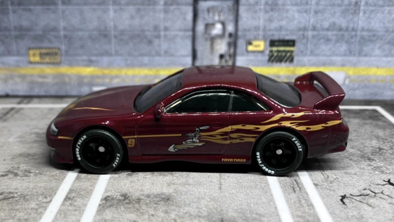 CUSTOM Red Nissan 240SX (S14) Silvia • Hot Wheels Premium Fast & Furious Car