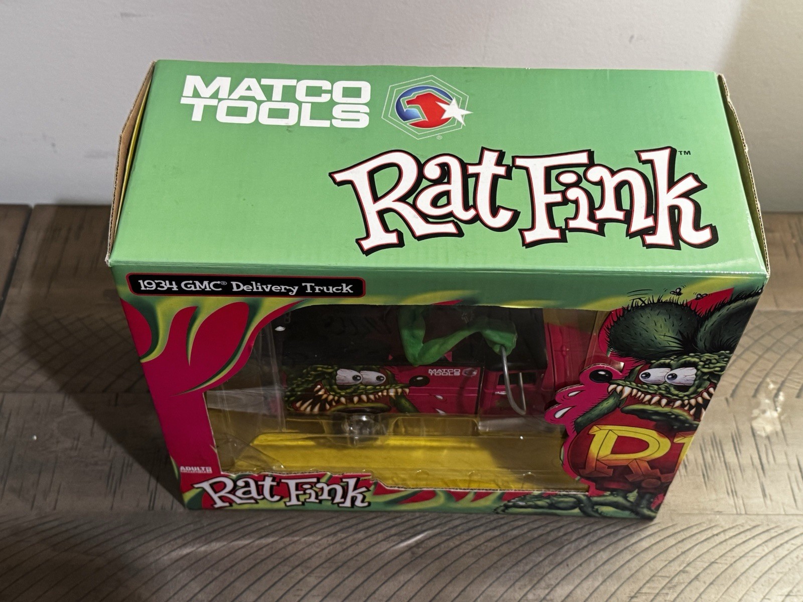 ERTL MATCO TOOLS RAT FINK “ED ROTH” 1934 GMC DELIVERY TRUCK New In Box