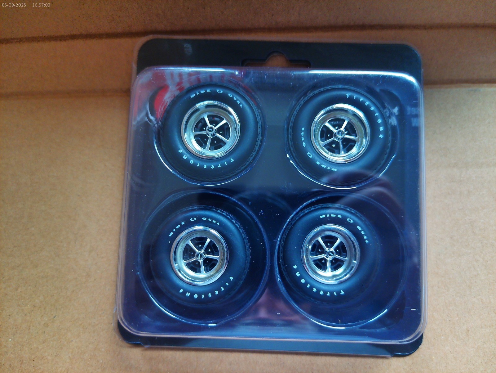 NEW SUPER SPORTS FIRESTONE WHEELS TIRES MAG 5 SPOKE SET 1:18 ACME A1805530W GMP