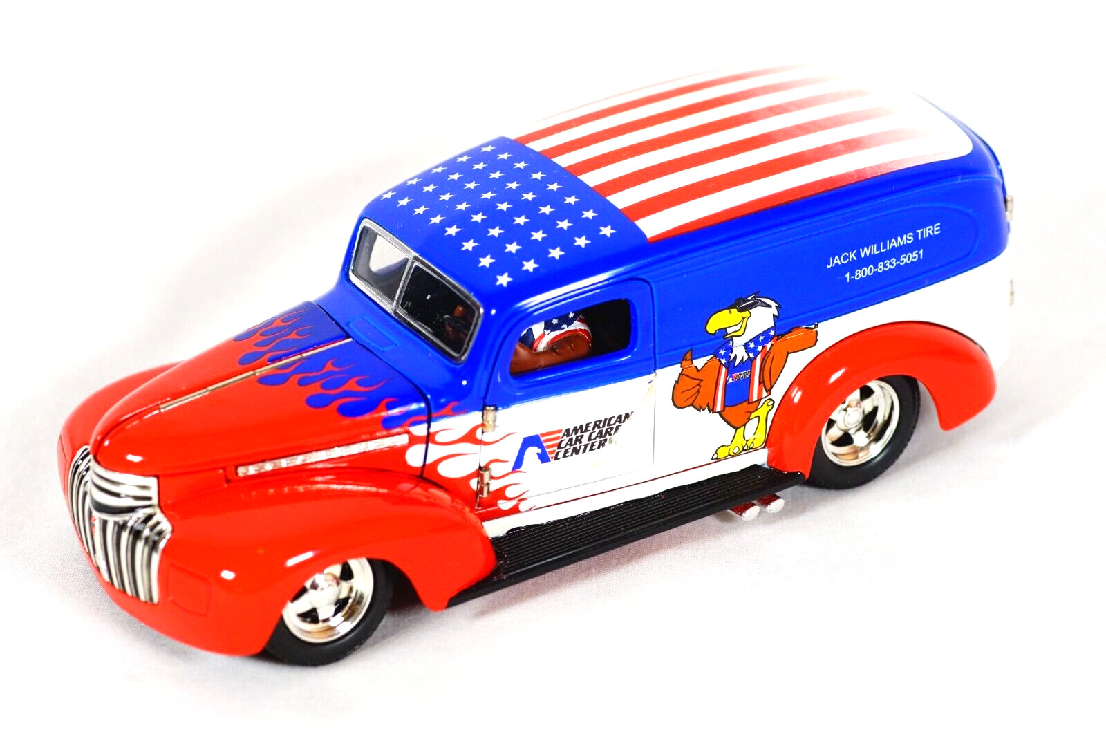 Liberty Classics 1941 Chevy Jack Williams Tires Patriotic Diecast Hot Rod RARE