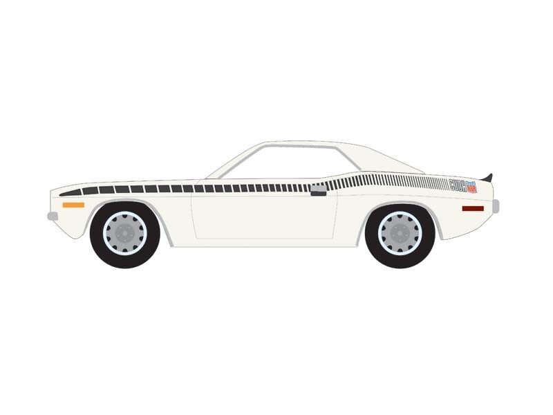 1970 Plymouth AAR ‘Cuda – White Diecast 1:64 Scale Model – Greenlight 13360C