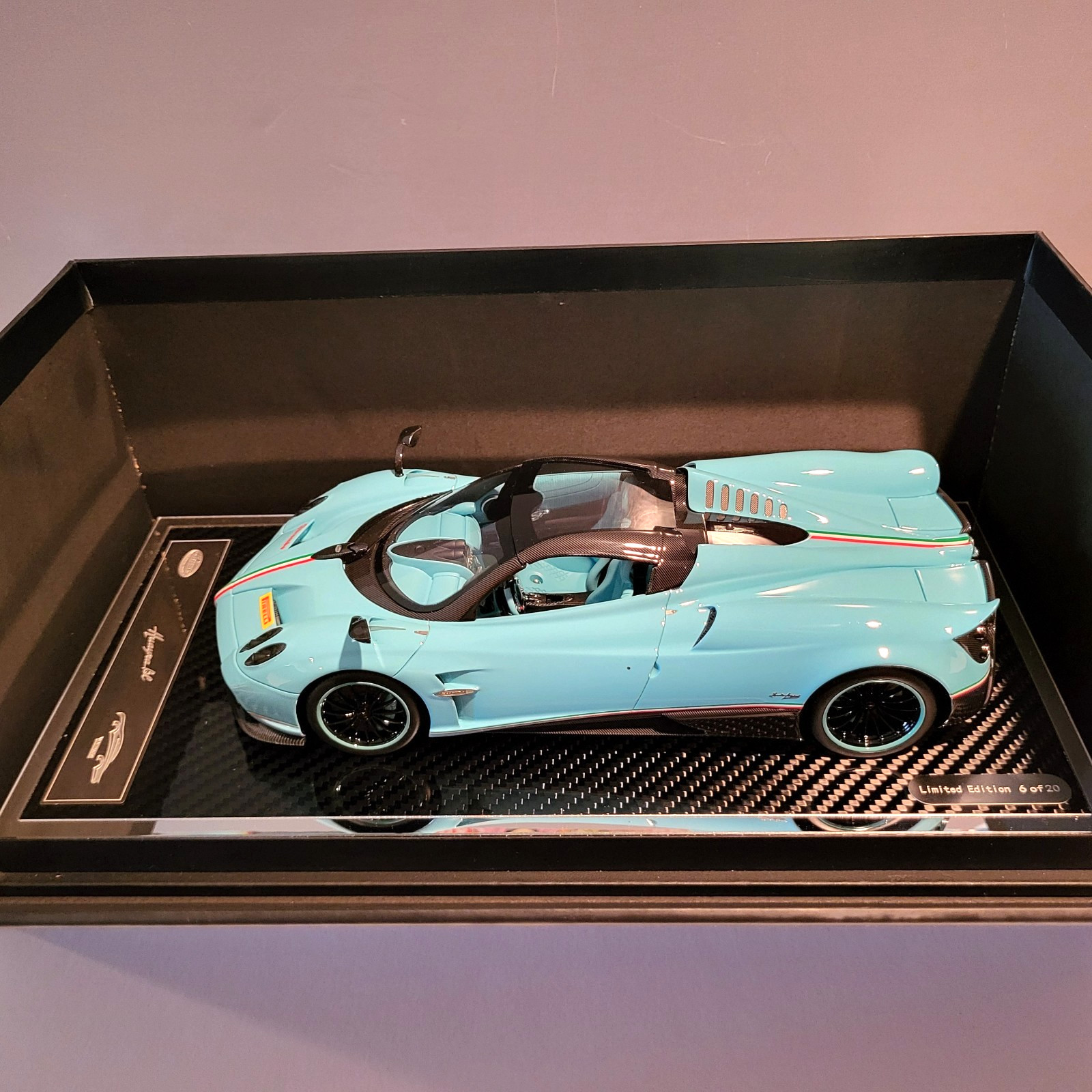 1/18 Pagani Huayra BC YY Models Carbon Base #6 of 20 (compare to BBR/Autoart)