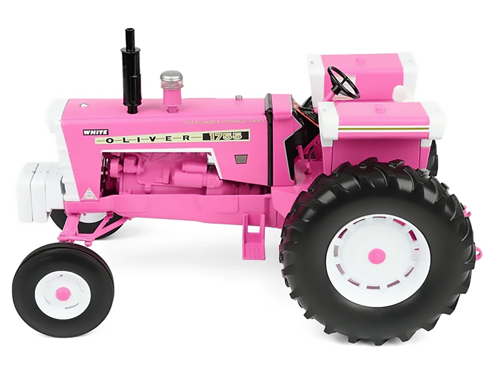 OLIVER 1755 OPEN STATION WIDE FRONT TRACTOR PINK 1/16 DIECAST BY SPECCAST SCT978