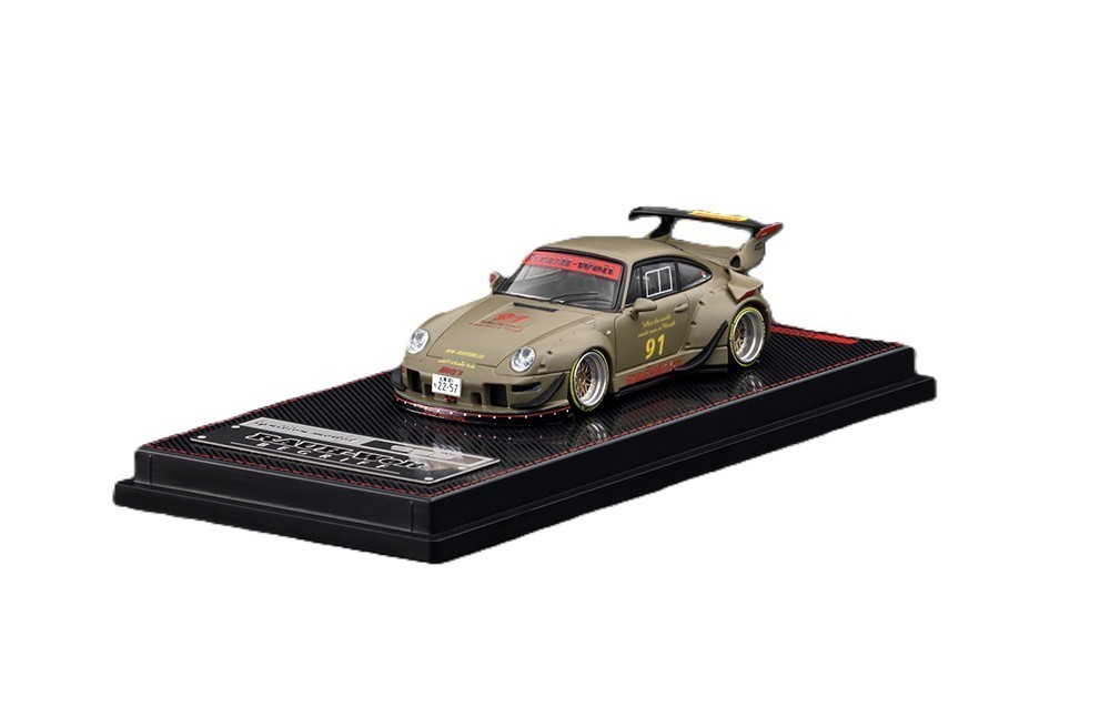 Ignition Model 1:64 Porsche 911 Rauh-Welt Begriff RWB 993 Matte Green IG3873