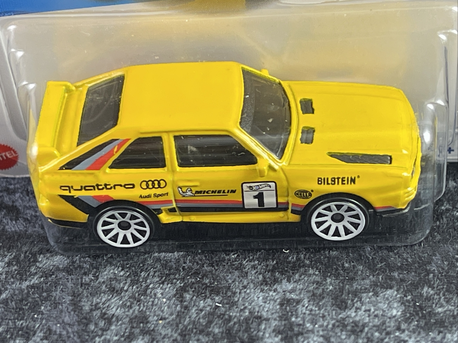 Hot Wheels 2022 HW Rally Champs 1/5 Yellow ‘84 Audi Sport Quattro