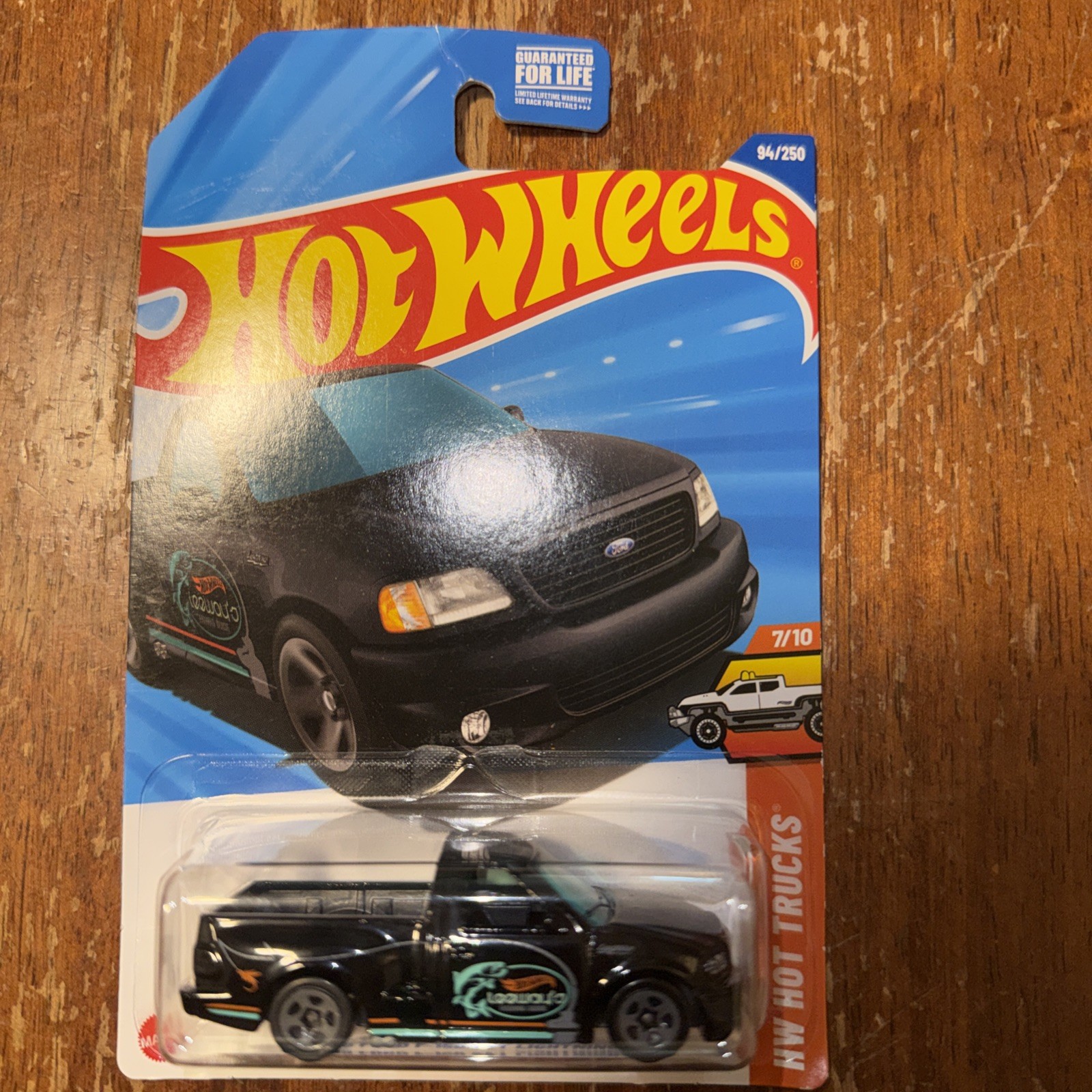 HOT WHEELS 2025 HW HOT TRUCKS 7/10 – ‘ 99 FORD F-150 SVT LIGHTNING BLACK