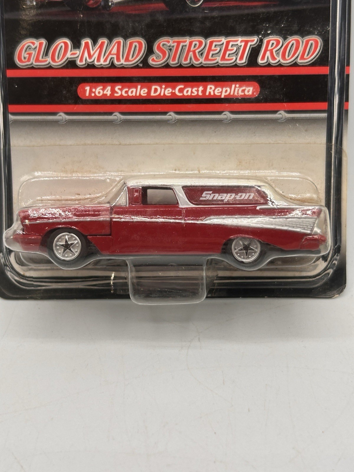 Snap-On 1957 Chevy Nomad Station Wagon 1:64 Scale 2008 Glo-Mad Street Rod New