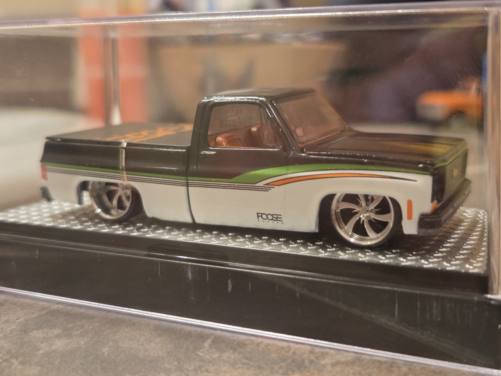 M2 CUSTOM 1/64 1973 Cheyenne Super 10 Squarebody Foose Design Chase