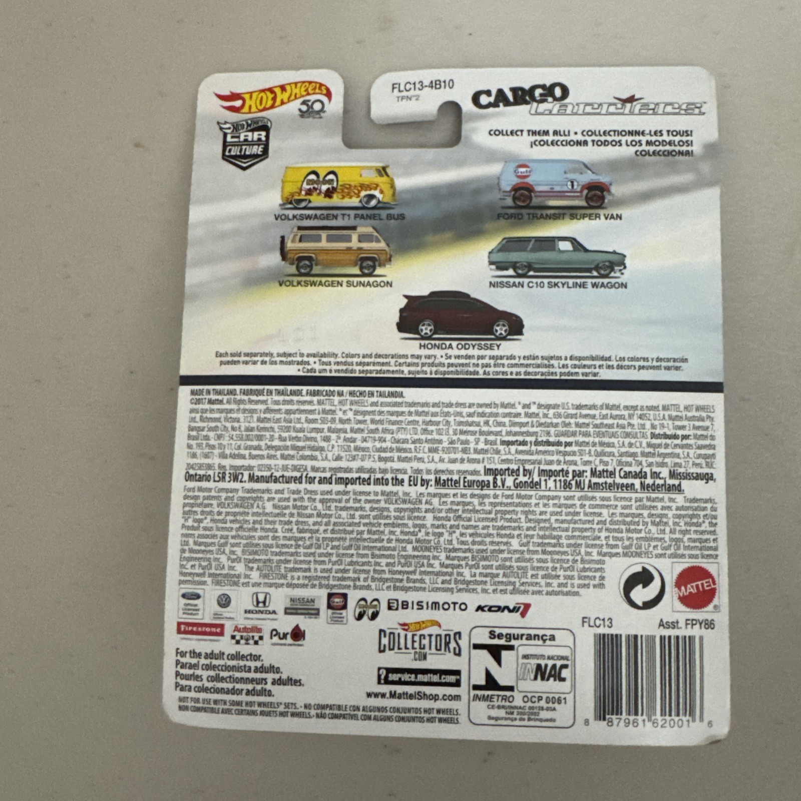Hot Wheels Car Culture Cargo Carriers 2/5 Ford Transit Super Van