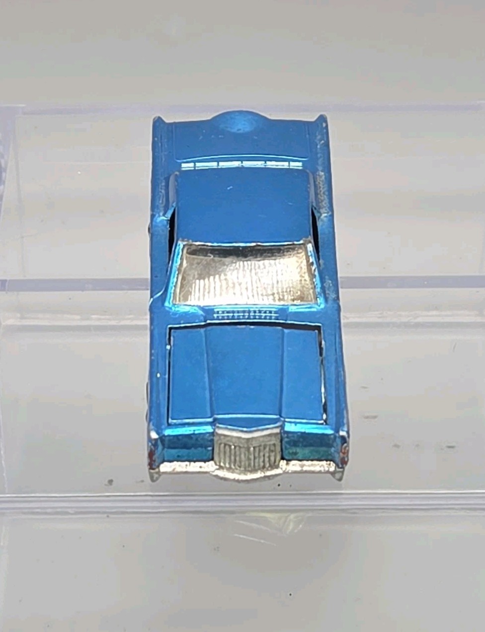 VTG Hot Wheels Redline 1968 Custom Continental Mark lll Blue USA